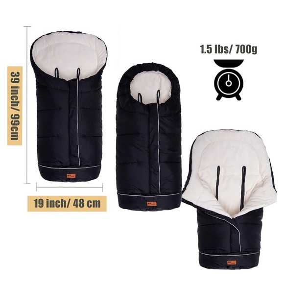 Winter Waterproof Stroller Footmuff / Cover - Picture 4 of 5